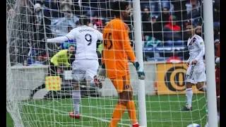 GOAL: Zlatan Ibrahimović scores against Chicago Fire on an assist from Ashley Cole