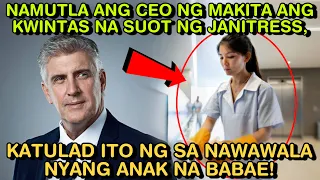 NAMUTLA ANG CEO NANG MAKITA ANG KWINTAS NA SUOT NG JANITRESS, KATULAD ITO NG SA NAWAWALA NYANG ANAK