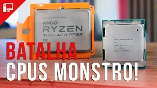 Duelo de CPUs "monstro": AMD Threadripper Ryzen 2990WX vs Intel Core i9-9980XE