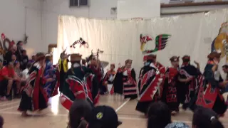 Beautiful ladies' dance from Namgis students