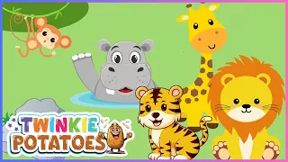 🐅Let's Go to the Zoo 🐘Learn Zoo Animals for Kids | Educational Video for Toddlers | Twinkie Potatoes