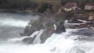 Rheinfall (Rhine Falls) Schaffhausen, Switzerland (Largest Waterfall in Europe) (1080p HD)