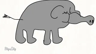 Слон трубит