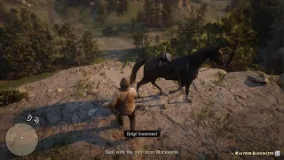 I never noticed that Arthur laughs after the Low Honor option | Red Dead Redemption 2