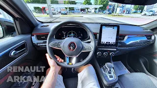 Renault Arkana Hybrid RS Line 2022 Test Drive POV