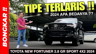 Bongkar !! TOYOTA NEW FORTUNER 2.8 GR SPORT 2024 || Review Exterior & Interior Terbaru