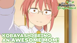 Kobayashi Being An Awesome Mom! | DUB | Miss Kobayashi's Dragon Maid