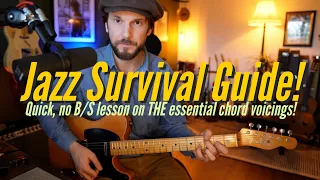 Jazz Survival Guide - The Essential Chords you need to know to play all standards on guitar