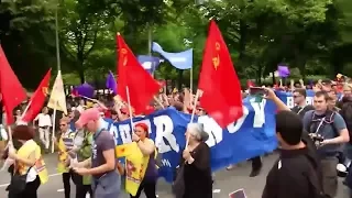 Abschluss der G20-Proteste: Zehntausende setzen Zeichen gegen Gewalt