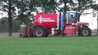 ZODEBEMESTEN MET EEN HYDRO TRIKE LOONBEDRIJF PRENGER