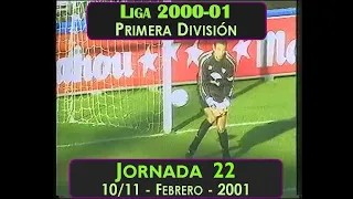 Goles Liga 2000-2001 Primera División Jornada 22