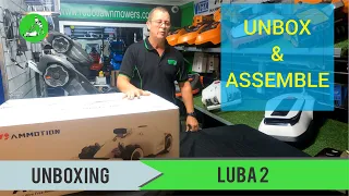 Luba 2 Unboxing and Assembly - Wireless Robot Lawn Mowers Australia