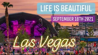 Las Vegas Music Festivals - Life is Beautiful - 18 Sep 2021 - Green Day, Ludacris & More - Full Day!