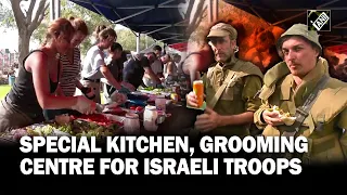 Israelis step up for soldiers at war, provide food and haircuts amid war | ANI at Gaza Border