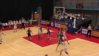 EYOF2013 BASKETBALL (G) CZE-SVK HIGHLIGHTS 1ST AND 2ND QUARTER