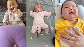 Adorable and funny babies _ The cutest babies reaction compilation happy laughing and funny lovely