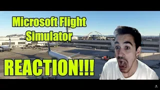 Microsoft Flight Simulator Reaction HOLY SHIT!!!