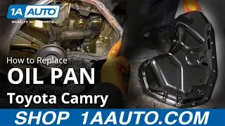 How to Replace Engine Oil Pan 07-17 Toyota Camry