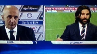 Roma Frosinone 3 1 - Adani vs Spalletti Sky Sport : abbiamo visto uno stralcio di Roma