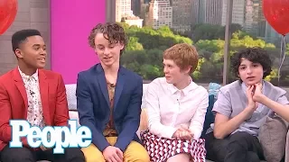 'IT' Cast Reveal How Emma Watson Thought They Were The 'Stranger Things' Cast | People NOW | People