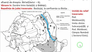 BAC 2024 - România - Râuri (Apele curgătoare și reședințele de județ traversate)2.0(+ Argeșul)