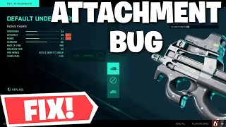 Battlefield 2042 - How To FIX The ATTACHMENT BUG! Can't Equip Attachments - 2042 & Portal FIX!