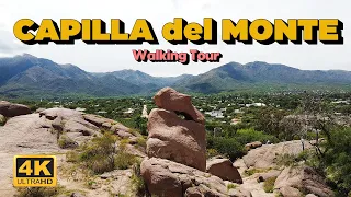 Caminando por CAPILLA DEL MONTE (Walking Tour) | CORDOBA 4K