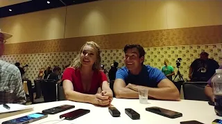 SDCC 2018   Jerry O'Connell & Rebecca Romijn   Death of Superman Press Roundtables