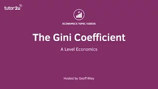 The Gini Coefficient I A Level and IB Economics