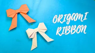 Paper Bow/Ribbon ♥︎ Paper Kawaii - Easy to fold a paper Bow/Ribbon