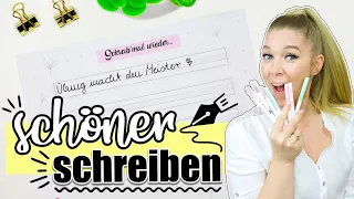 Handschrift Verbessern - EINFACHE ÜBUNGEN und TIPPS