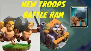 **Battale Ram** New Troops Coming| clash of clans builder base game play|coc update