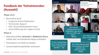 #dss2021 I  E-Learning barrierefrei, geht das? Sessionreihe 3 Tag 1