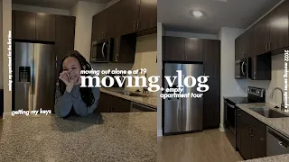 vlog: empty modern apartment tour + move into my apartment with me | *moving vlog ep. 2*