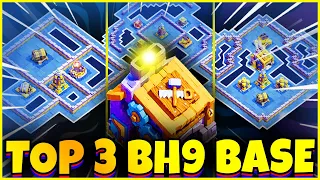 NEW TOP 3 BH9 Trophy Base Copy Links | BEST BUILDER HALL 9 Bases, Clash of Clans