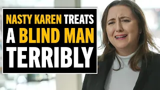 Rude Karen Disrespects A Blind Man But Karma Strikes Back!