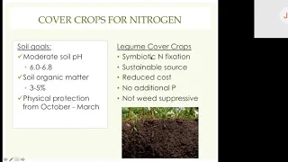 Webinar  Inspiring Ideas from Experts in the Field - Cover Crop Mixtures That Help Nitrogen