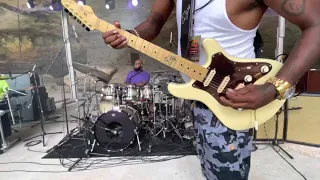 Eric Gales sound check 7-17-2021 Shawnee Cave Amphitheater