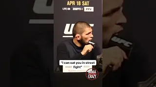 Khabib Nurmagomedov rips Tony Ferguson “I will eat you in street fight” #ufc #ufcfighter