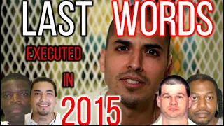 Inmates Executed in 2015-Death Row Executions-Last Words