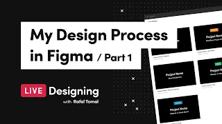 Live Designing 04: My Design Process in Figma (Part 1)