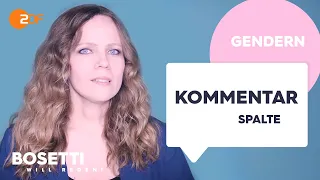 GENDERN und Alicia Joe – Die Kommentarspalte | Bosetti will reden!