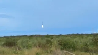 SpaceX Falcon 9 First Stage Landing with Sonic Boom