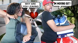 IM MOVING OUT !! PRANK ON GIRLFRIEND ** GETS PHYSICAL**