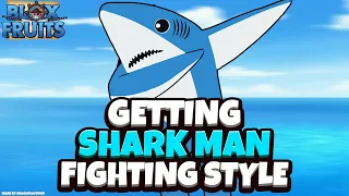 How to get SharkMan Karate + Showcase (Update 14) - Blox Fruits [Roblox]