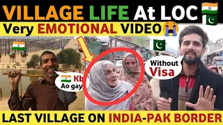 VILLAGE LIFE AT LOC INDIA PAKISTAN BORDER | CONDITION OF VILLAGE GIRIS IN KASHMIR LOC | REAL TV