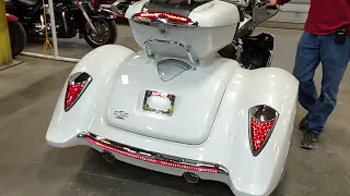 Sold #1558 2020 Indian Roadmaster with New CSC Trike kit.