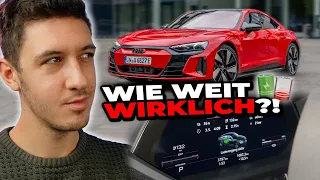 Audi RS e-tron GT (646 PS) - So weit fährt er WIRKLICH 🚗🪫🥵 | Dominik Fisch