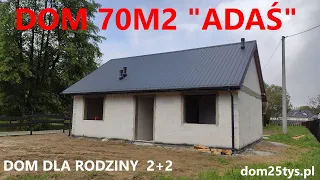 DOM DLA RODZINY 2+2 | ODDAJEMY KOLEJNY DOM | DOM 70M2 ADAŚ