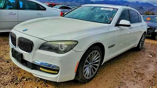 Подстава с BMW 740  Купили без ключа.